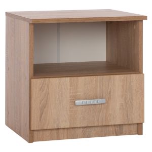 Bedroom furniture set 5 pieces Adler Hm11758 melamine in sonama oak color - for mattress 160x200 cm