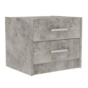 Bedroom furniture set OLYMPUS A set of 5 pieces in antique anthracite color