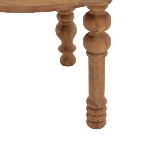 Set of 2 Kelly coffee tables made of solid acacia in walnut color