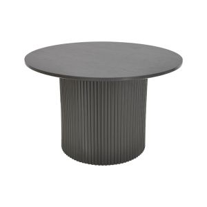 Set of 2 Dovel MDF coffee tables, black