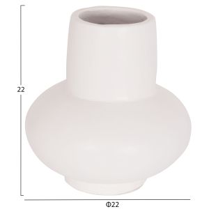 Комплект от 3 декоративни вази Lekkan Hm21142.02 теракота в бяло и черно