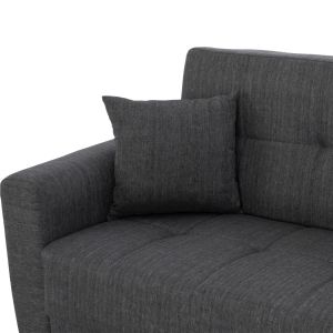 Set of 3 and 2-seater sofa beds in gray Hm11748.03