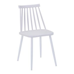 Dining table set Elijah-aurora I 3 pieces in white-gray color �60x74cm