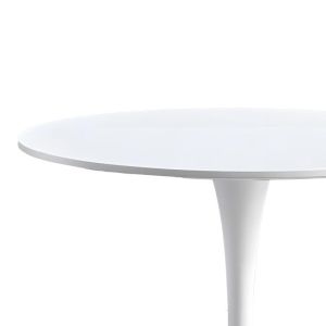 Dining table set Elijah-aurora I 3 pieces in white-gray color �60x74cm