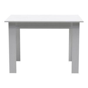 Dining table set Manka-aurora I of 5 pieces in white color 110x80x77cm