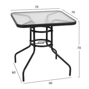 3-piece dining table set with 2 chairs and 1 table Hm5185.01