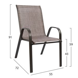 5-piece dining table set with 4 chairs and table Hm5200.02