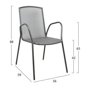 Dining table set 5 pieces gray table and 4 chairs in gray color
