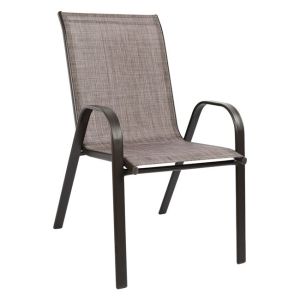 Dining table set 7 pieces 1 table and 6 chairs brown color Hm5119,02