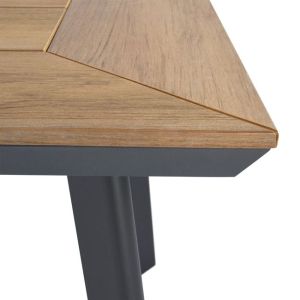 Dining table set 7 pieces gray Hm5240,02