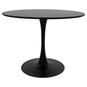 Dining table set Balou-julita made of 5 MDF and PP in white-natural shade 100x75cm