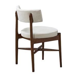 Eleganza-raudi 7-piece dining table set, walnut-colored Mdf, 180x99x75.8 cm