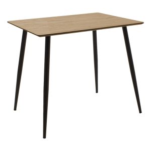 Dining table set Ezra-cuba of 3 Pp-mdf color black-sonoma 70x70x75cm