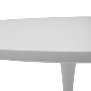 Dining table set Julita-balou of 5 Pp-mdf in white color D100x75cm