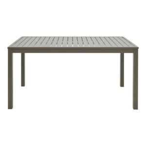 Dining table set Kliton-azelie 5 pieces in champagne color 150x80x74cm