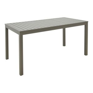 Dining table set Kliton-azelie 5 pieces in champagne color 150x80x74cm