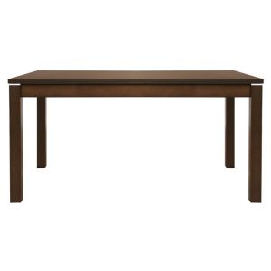 Dining table set Opening and 6 chairs walnut color Hm10090