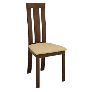 Dining table set Opening and 6 chairs walnut color Hm10090