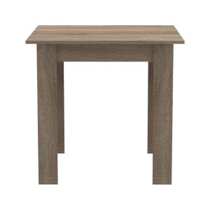 3-piece dining table set Manka I-bella Mdf in Sonoma Truffle color 80x80x77cm