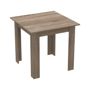 3-piece dining table set Manka I-bella Mdf in Sonoma Truffle color 80x80x77cm