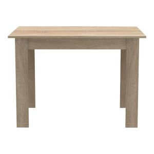 5-piece dining table set Manka-caron in sonoma-black color 110x80x77cm