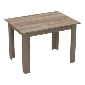 5-piece dining table set Manka-ezra in Sonoma Truffle color - black color 110x80x77cm