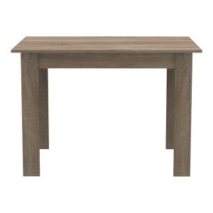 5-piece dining table set Manka-ezra in Sonoma Truffle color - black color 110x80x77cm
