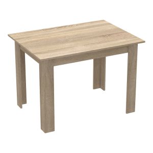 5-piece dining table set Manka-ezra in Sonoma-black color 110x80x77cm