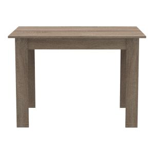 5-piece dining table set Manka-julita in sonoma truffle-black color 110x80x77cm
