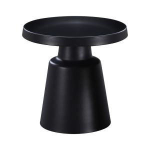 Ginoze coffee table set of 2 pieces in black metal
