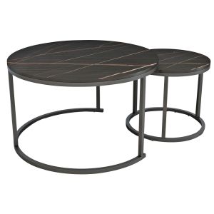 Set of MDF coffee tables, marble design Hm8763,13
