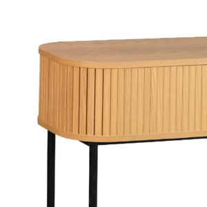 Конзола Fashma Scandi Inart цвят черен/натурален 80x30x70cм