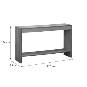 Конзола Focused Mdf натурален цвят 120x35x74cm