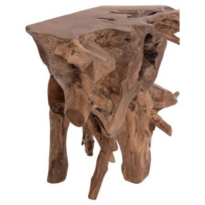 Конзола Grimal HM18298 тикова дървесина (корен) - естествен цвят 125x46x80всм.