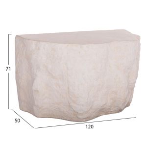 Конзола Interon Santorini HM18152.02 фибро цимент в бяло - 120x50x71всм.