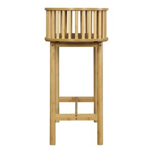 Конзола Nodial Mdf/бамбук в естествен цвят 120x39x85см