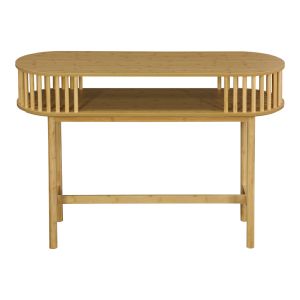 Конзола Nodial Mdf/бамбук в естествен цвят 120x39x85см