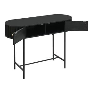 Конзола Zeplen Mdf-метал в черен нюанс 100x35x75см