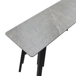 Конзолна маса Lifo Mdf тъмно сива 120x40x75cm