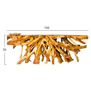 Конзолна маса Naturally масивно тиково дърво Hm9369