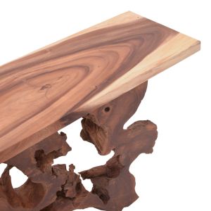 Конзолна маса Naturally тиково дърво в естествен цвят 120x40x80см