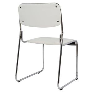 Конферентен офис стол Hm1019,02 бял цвят 48,5x51,5x77cm