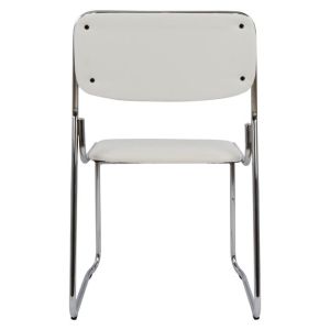Конферентен офис стол Hm1019,02 бял цвят 48,5x51,5x77cm