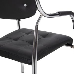 Oberon conference office chair, black Pu 54x52x87ηcm Hm1018,01