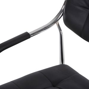 Oberon conference office chair, black Pu 54x52x87ηcm Hm1018,01