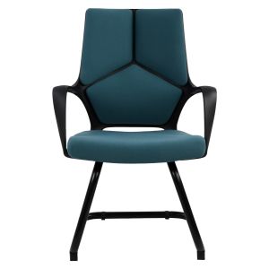 Конферентен стол Hm0168,06 черно/синьо 63,5x59x94,5cm