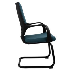 Конферентен стол Hm0168,06 черно/синьо 63,5x59x94,5cm