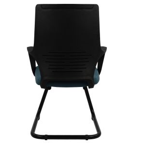Конферентен стол Hm0168,06 черно/синьо 63,5x59x94,5cm