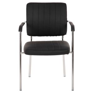 Conference chair with armrests, black 56.5x59x85cm Hm1070.01