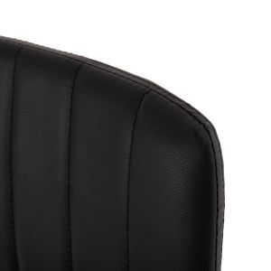 Conference chair with armrests, black 56.5x59x85cm Hm1070.01